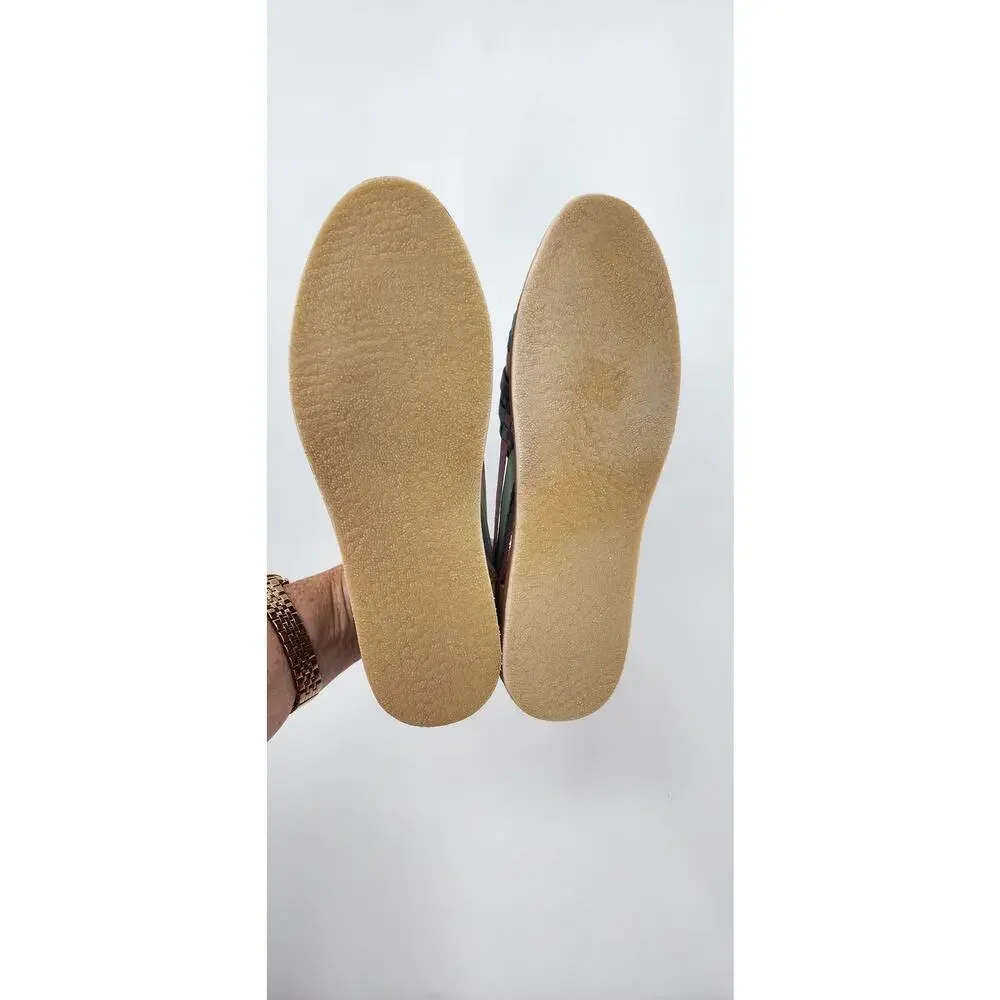 New NWOB Huaraches Colorful Leather Sandals Handmade Pastel 27 Mex 10 US